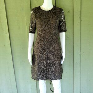 NWT CYNTHIA STEFFE Dark Green Arlene Dress 2